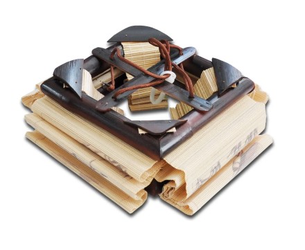 Світильник плафон натуральний бамбук (18*18*H31)