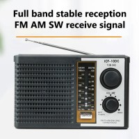 5 діапазонний радіоприймач.TV/FM/AM/SW World Receiver S5 Bands Radio. Sonikasi Model ICF-10DC