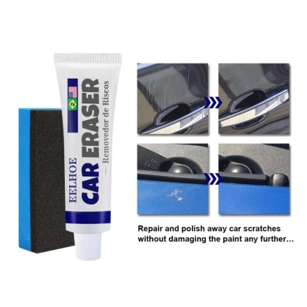 Автооск для видалення подряпин, паста Scratch Remover Eraser (набір для ремонту паста + губка)