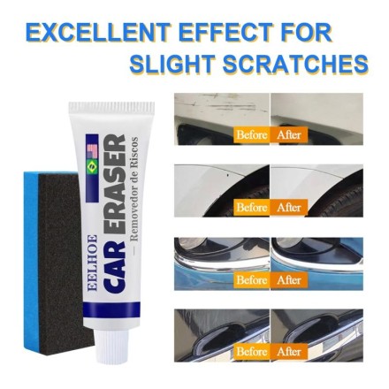 Автооск для видалення подряпин, паста Scratch Remover Eraser (набір для ремонту паста + губка)