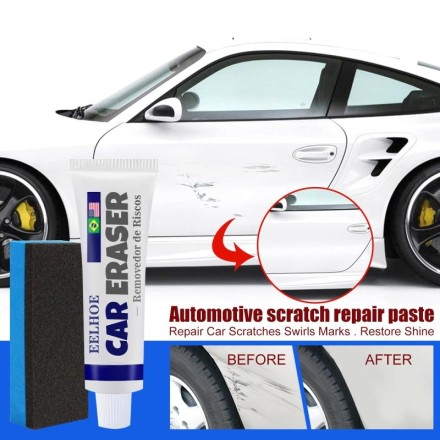 Автооск для видалення подряпин, паста Scratch Remover Eraser (набір для ремонту паста + губка)
