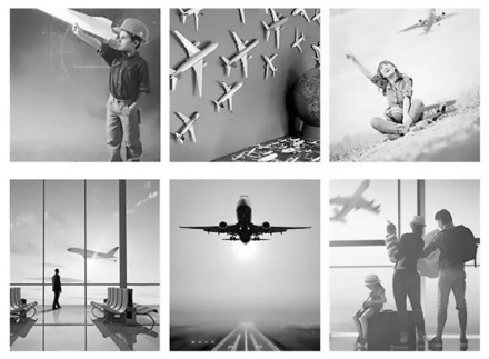 Сувенір модель літака анімація в машину. Solar Airplane