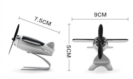 Сувенір модель літака анімація в машину. Solar Airplane