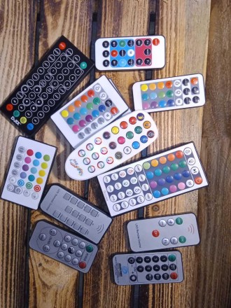 Пульт ДК RGB (Для LED стрічки, прожектора тощо) Батарейка в комплекті