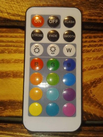 Пульт ДК RGB (Для LED стрічки, прожектора тощо) Батарейка в комплекті