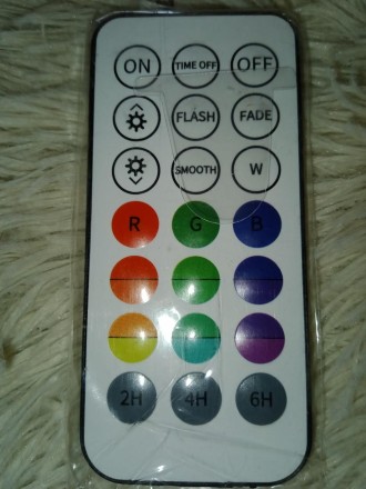 Пульт ДК RGB (Для LED стрічки, прожектора тощо) Батарейка в комплекті