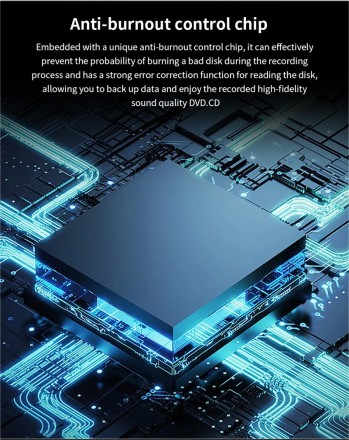 Зовнішній оптичний привод CD DVD Slim Drive DVD-USB Slim 2.0 24Х