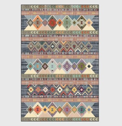 Килимок 40*60 см, оксамитовий килим у національному стилі ретро. Перський стиль 1