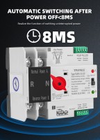 Перемикач навантаження 63A 2Р TAXNELE АВР. Автомат введення резерву. Рубильник реверсивний