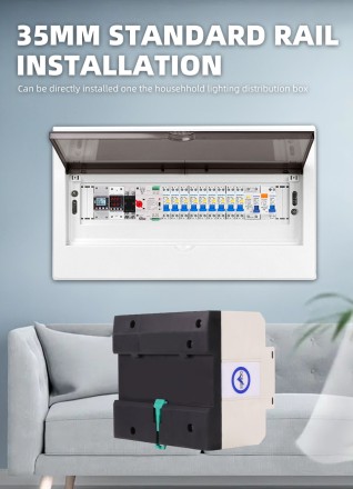 Перемикач навантаження 63A 2Р TAXNELE АВР. Автомат введення резерву. Рубильник реверсивний