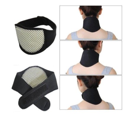 Шейний бандаж із турмаліном Self heating neck guard band