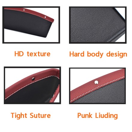 Органайзер кишеня для автомобіля біля сидіння з прорізами. Екошкіра. Якість