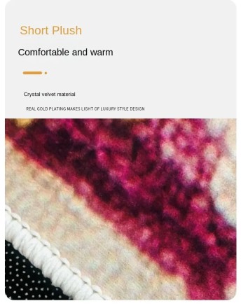 Килимок 40*60 см, оксамитовий килим у національному стилі ретро. Перський стиль 3