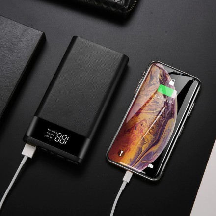 Бокс 6 х 18650. Box універсальна батарея з дисплеєм Power Bank Пауербанк. Безперебійник. LED-ліхтарик