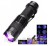 Ультрафіолетовий ліхтарик 365 нм, 5W 395-410нм zoom. Детектор валют UV LED. Біологічні сліди