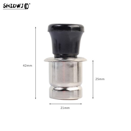 Оригінальний автомобільний прикурювач з анодованого алюмінію, бакелітова ручка, 12V, універсальний