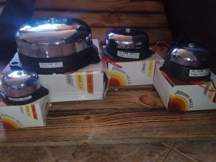 Дзвінок круглий Lainber, Classic Round Bell, чаша 150 мм 220-230V. Литий чавун