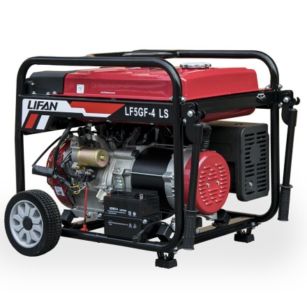 Генератор бензин — газ LIFAN LF5GF-4LS BiFuel з електрозапуском