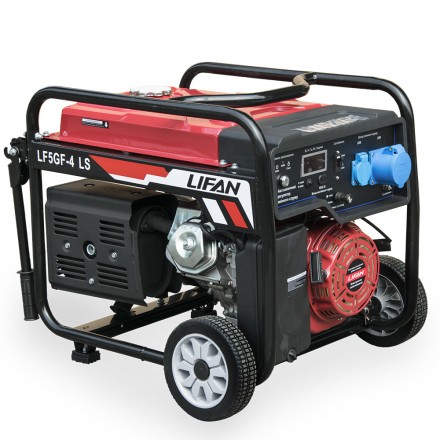 Генератор бензин — газ LIFAN LF5GF-4LS BiFuel з електрозапуском
