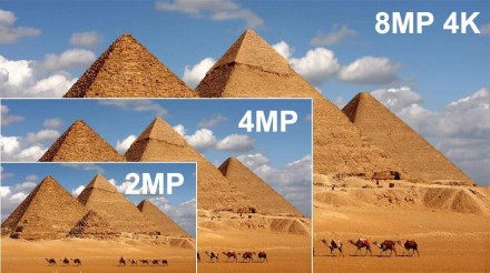 Відеокамера купольна 4MP 4K IP Outdoor H.265 Onvif Bullet CCTV Array Night Vision IR  Video Securit