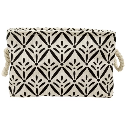 Кошик для зберігання речей, прямокутний із мотузковими ручками 31х22х20 см. Органайзер, кофр, сумка, смарт-бо