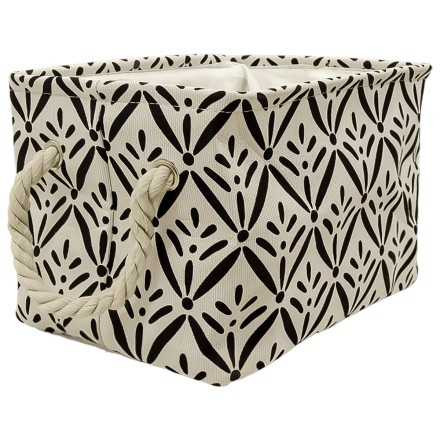 Кошик для зберігання речей, прямокутний із мотузковими ручками 31х22х20 см. Органайзер, кофр, сумка, смарт-бо