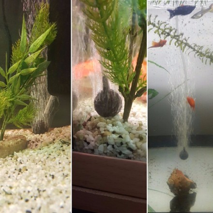 Компресор для акваріума зі зворотним клапаном RS-290 220 V 3 W + шланг для подавання повітря + зворотний клапан + рас