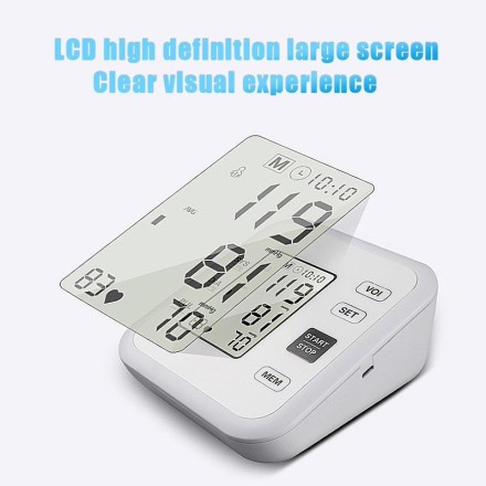 Тонометр артеріального тиску та пульсометр для тіла. USB-порт плюс відсік 4хААА, чохол у комплекті