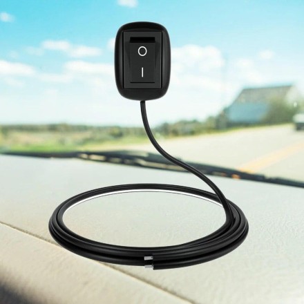 Кнопка авто мото вимикач накладна з DC12V, тумблер, перемикач.