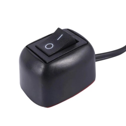 Кнопка авто мото вимикач накладна з DC12V, тумблер, перемикач.