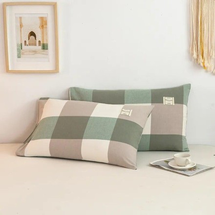 Наволочки "Checkered pattern" "Карта" 48х74, комплект 2 шт., зносостійкі