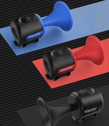Велосипедний електронний звуковий сигнал, дзвінок TWOOC, 120 дБ, IPX4  WEST BIKING