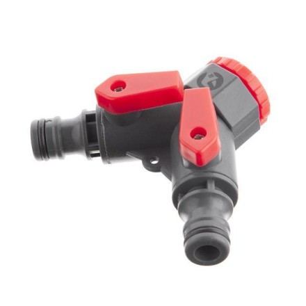 Розподільник 2-канальний з регулюванням кожного каналу 1/2" з внутрішньою різзю на вході 1/2"; 3/4" Код: GE