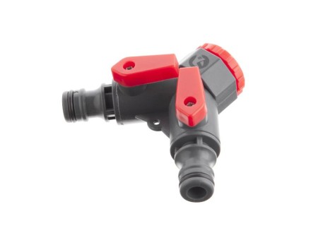 Розподільник 2-канальний з регулюванням кожного каналу 1/2" з внутрішньою різзю на вході 1/2"; 3/4" Код: GE