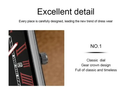 Модний подарунковий набір для чоловіків 4 в 1: розкішний чоловічий годинник "Relogio Masculino" і три шкіряні браслети