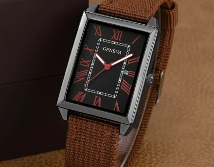 Модний подарунковий набір для чоловіків 4 в 1: розкішний чоловічий годинник "Relogio Masculino" і три шкіряні браслети