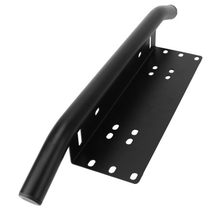 Кенгурник на передній бампер. З тримачем під номерний знак і кронштейн для прожекторів. Алюміній.