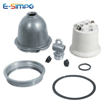 Патрон метало — керамічний, жаростійкий, термостійкий, вологостійкий патрон "Кантрі" Е27, +500С,