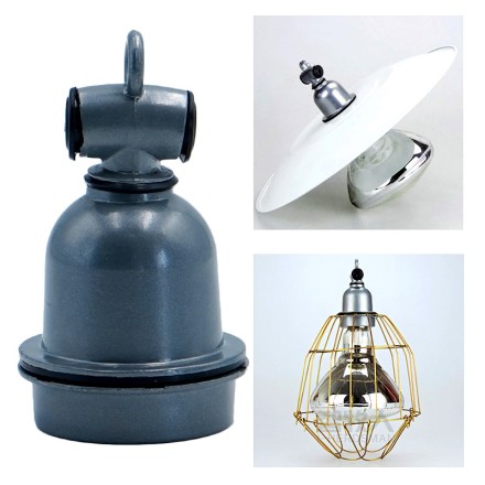 Патрон метало — керамічний, жаростійкий, термостійкий, вологостійкий патрон "Кантрі" Е27, +500С,