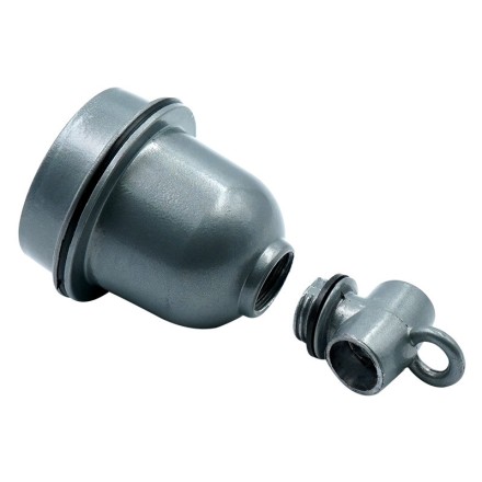 Патрон метало — керамічний, жаростійкий, термостійкий, вологостійкий патрон "Кантрі" Е27, +500С,