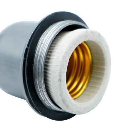 Патрон метало — керамічний, жаростійкий, термостійкий, вологостійкий патрон "Кантрі" Е27, +500С,