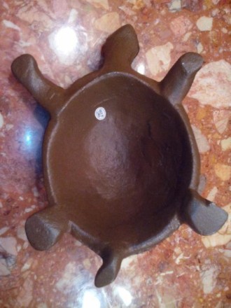 Статуетка, фігурка "Черепаха", литий чавун, 860 грамів Turtle Cast Iron Craft Decoration. Важка!
