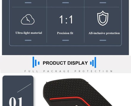 Чохол для ключа брелока Volkswagen SILICONE ID3 ID4 ID6 Skoda A8 SEAT