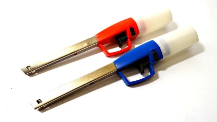 Газова запальничка середня для плити, для котла, каміна, барбекю "Полметра". З регулятором полум'я. 21 см