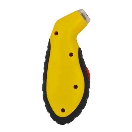 Манометр тестер тиску в шинах. Електронний з LED-екраном і ліхтариком. Жеотий