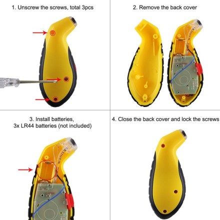 Манометр тестер тиску в шинах. Електронний з LED-екраном і ліхтариком. Жеотий