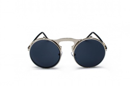 Вінтажні стимпанки сонцезахисні фліп окуляри Ретро Панк авіатор