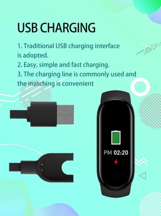 Фітнес Смарт-годинник браслет M7 My Device My Life