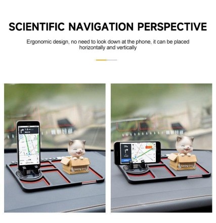 Силіконовий протиковзний килимок органайзер тримач в авто "Super Chief"