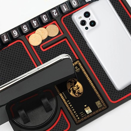 Силіконовий протиковзний килимок органайзер тримач в авто "Super Chief"